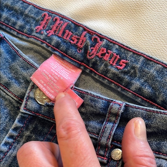 Amazing Embroidered Boot Leg Jeans with Butterfly Embellishments - Picture 2 of 13